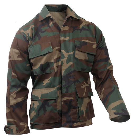 Rothco Camo BDU Shirt - Woodland Camo