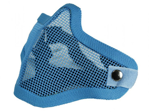 Bravo Tac Gear Strike Steel Half Face Mask - Blue