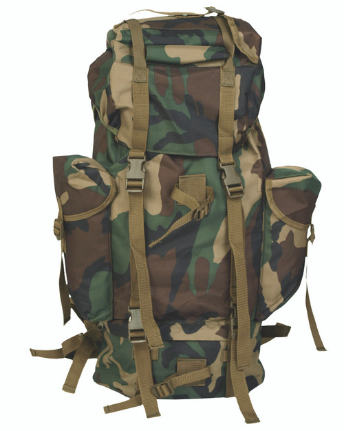 Woodland Camo Combat Rucksack