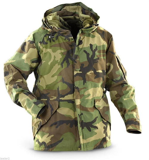 U.S. Armed Forces Gen I ECWCS Parka Cold/Wet Weather Parka - Medium Short - AS IS