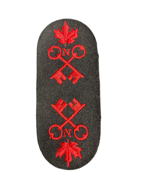 Royal Canadian Navy Naval Storesman Trade Collar Badge
