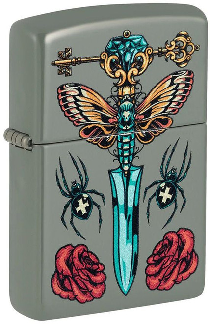 Zippo Gothic Dagger Design Lighter