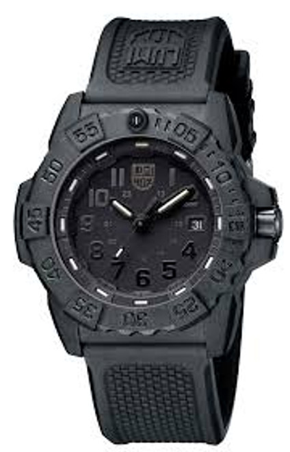 Luminox Navy Seal Series PC Carbon Watch, XS.3501.BO.F Blackout 45MM