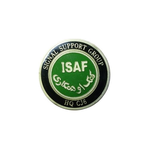 U.S. ISAF HQ CJ6 Signal Support Group - Kabul Afghanistan - Commemorative Coin