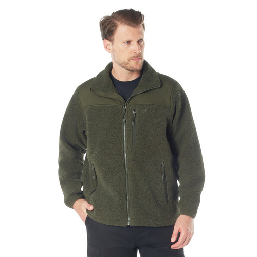Rothco Trailsman Sherpa Fleece Jacket - Olive Drab