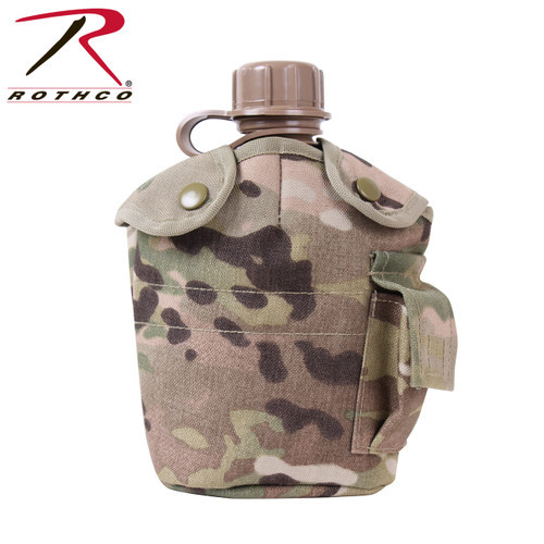 GI Style MOLLE Canteen Cover - Multicam