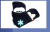 Hi-Tec Mask, Scissors & Gloves Case - w/Life Cross