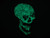 Topographic Map Skull Glow In The Dark - Morale Patch