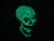 Topographic Map Skull Glow In The Dark - Morale Patch