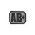 AB+ Blood Type PVC - Morale Patch - SWAT