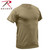 Rothco Quick Dry Moisture Wicking T-Shirt - AR 670-1 Coyote Brown
