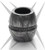 Grindworx DA23 Damascus Bisect Groove Bead
