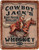 Tin Sign 1805 Cowboy Jack's Whiskey
