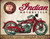 Tin Sign 1933 Indian Scout Motorcycle