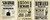 Denix 089 Wanted Poster Set