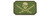 Skull and Swords PVC IFF Hook and Loop Patch - Tan / OD