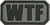 WTF Tactical PVC Morale Patch - Grey