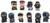 IPSC Counter Strike Heroes and Terrorists Action Figure Airsoft Target Set - (Small)