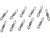 Mustad Rolling Swivel with Diamond Eye (Size: 9 / Set of 11)