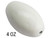Battle Angler Luminous Glow Bullet Egg Lead Weight Sinker (Size: 4oz / 5 Pack)