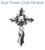 YTC Summit 2599 Skull Flower Cross Pendant