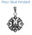 YTC Summit 2600 Fleur Skull Pendant