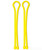 Nite Ize Gear Tie Reusable Rubber Twist Tie (Size: 24" 2 Pack / Neon Yellow)