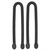 Nite Ize Gear Tie Reusable Rubber Twist Tie (Size: 6" 2 Pack / Black)