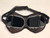 Russian Military Issue Split Glass Motorcycle Goggles - Dark Green
