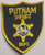 Putnam Sheriff Dept WV Police Patch - GOLD