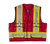 Surveyor Safety Vest (Red) - 2 Pack