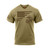 US Flag / USMC Eagle, Globe, & Anchor T Shirt - Coyote Brown