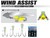 Shout! Fisherman's Tackle "Wind Assist Hook" (White)