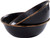 Enamel Bowl Set Charcoal Enamel Bowl Set Charcoal