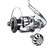 Gomexus Round Power Knob for Spinning Reel (Color: Silver-Black)