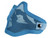 Bravo Tac Gear Strike Steel Half Face Mask - Blue