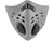 RZ Mask M1 Neoprene Reusable Dust/Pollution Masks (Color: Silver)