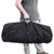 Black Medium Side Zipper Duffle Bag