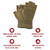 Rothco Fingerless Wool Gloves