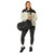Rothco Womens Trailsman Sherpa Fleece Jacket - Cream/Black