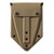 U.S. Armed Forces GI OD Rubberized Shovel Cover W/Alice Clips