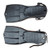 Canadian Armed Forces Diving Fins Size Large / Broken Left Strap