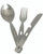 Mil-Tec® 3-Pc. S.steel Camping Eating Utensil