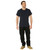 Rothco Cotton / Polyester Blend Military T-Shirt - Navy Blue