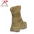 Rothco Forced Entry Composite Toe AR 670-1 Coyote Brown Side Zip Tactical Boot - 8"