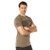 Rothco USMC Eagle, Globe, & Anchor Moisture Wicking T-Shirt - AR 670-1 Coyote Brown