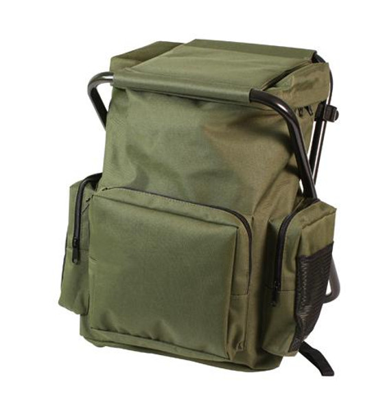 Rothco Backpack and Stool Combo Pack - Olive Drab