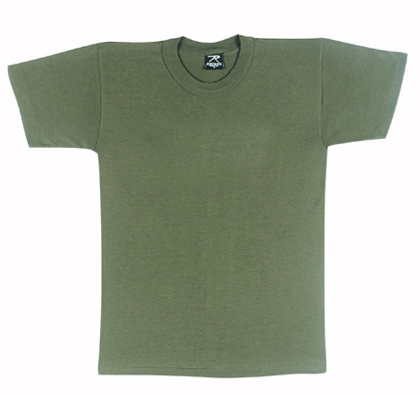 Rothco Solid Color 100% Cotton T-Shirt - Foliage Green
