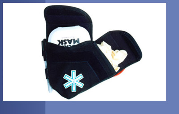 Hi-Tec Mask, Scissors & Gloves Case - w/Life Cross
