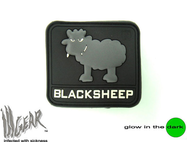 PVC Black Sheep - Glow In The Dark - Morale Patch